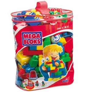 БОЛЬШАЯ СУМОЧКА "ОСНОВНЫЕ ЦВЕТА" MEGA BLOKS