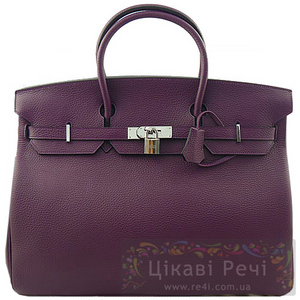 Hermes Birkin фиолетовый