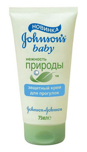 Johnson’s® baby защитный крем для прогулок «Нежность природы»