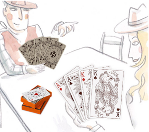 Hermes playing cards