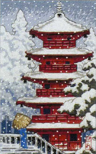 Набор для вышивания Red Pagoda (Красная пагода).