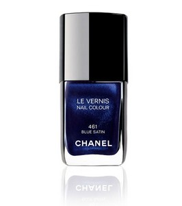Chanel Blue satin