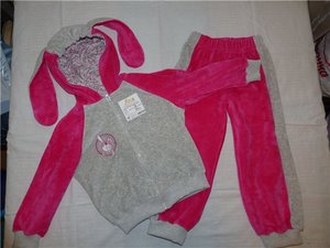 Велюровый костюмчик "Заяц"