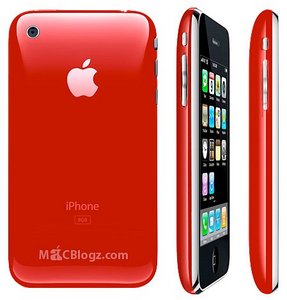 Apple iPhone 3GS красный