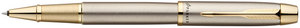 Parker I.M. Brushed Metal-Gold Trims