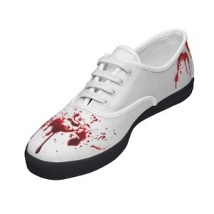 Forensic Blood Spatter Sneaker Custom Shoes