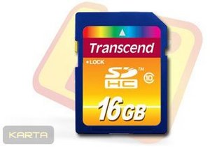 Карта памяти SDHC Transcend сlass 10 16Gb