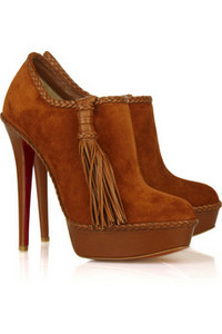 Christian Louboutin   Sultane 140 suede pumps  $1,495