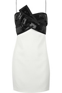 Notte by Marchesa   Sequined silk-crepe dress  $695