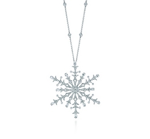 Tiffany Snowflake diamond pendant