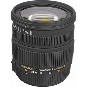 Sigma 17-70mm F2.8-4 DC Macro OS HSM Lens for Canon Digital Cameras