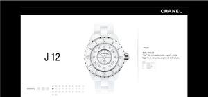 часы Сhanel j12 38 mm white ceramic