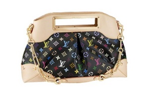 Louis Vuitton Handbag Monogram Multicolore Judy GM Black