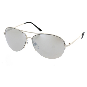 ASOS Half-Rim Aviator Sunglasses