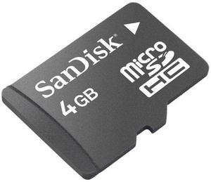 Карта памяти Micro SD на 4 Гб