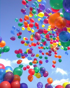 100 воздушных шариков