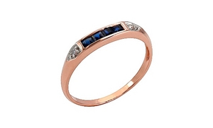 кольцо с сапИРОМ