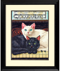 Dimensions Counted Cross Stitch (Осень-2010)   70-35269 Ebony and Ivory / Черное и белое