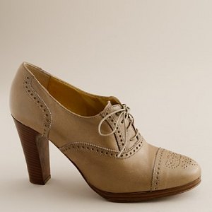 Langford leather high-heel oxfords