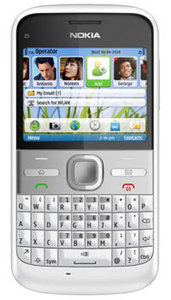 Nokia E5, Chalk White