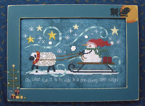 One-Sheep Open Sleigh from Waxing Moon Designs