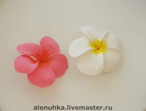 Заколка "плюмерия"