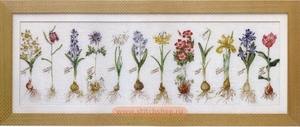 1087 Flower Bulb Sampler (на льне) (Thea Gouverneur)