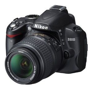 Digital SLR Camera Nikon D3000 DX 18-55 VR