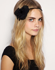 ASOS Vintage Style Corsage Stretch Bead Headband