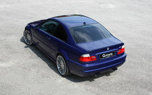 BMW e46 синего цвета