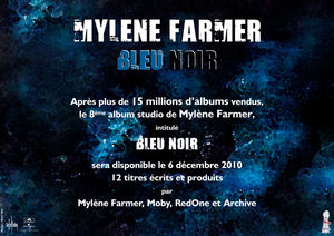 Новый диск Милен Фармер Bleu Noir