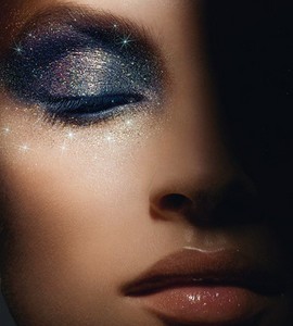 тени для век блестящие