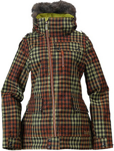 Burton 232444 JOPLIN JACKET/714 EMBER GRUNGE PLAID YARN DYE