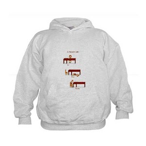 A Pianist's Life Kids Hoodie