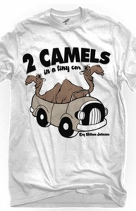 two cames in a tiny car shirt