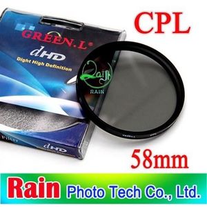 58 mm 58mm Circular Polarizing C-PL PL-CIR CPL Filter