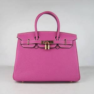 сумка копия Hermes birkin розовая