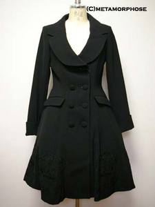 Embroidery Coat Dress (Venetian) - BS (Black)