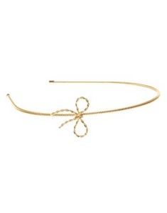ободок ASOS Skinny Twisted Bow Aliceband