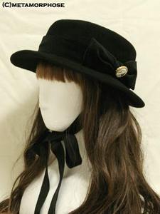 Classical Hat with Velveteen Ribbon metamorphose