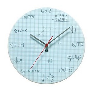 настенные часы Математик