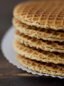 Suiker Stroopwafels, Galettes Fourr&#233;es, sirop de sucre