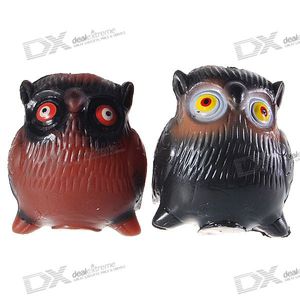 Soft Silicone Owl Stress-Reliever Toy 2 шт