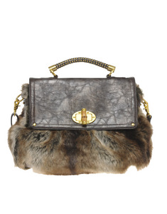 River Island Brown New Fur Bag