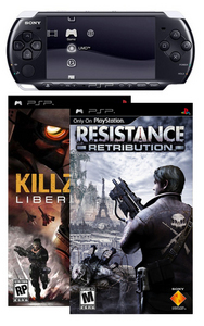 SONY PSP 3008 BL +RESISTANCE+KILLZONE