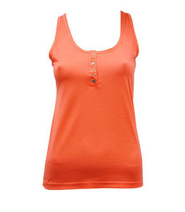 Orange Neon Vest Diamante Front