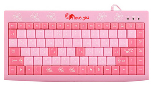 Клавиатура Sven Standard Mini 4000 Pink USB