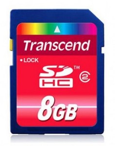 Карта памяти SDHC TRANSCEND 8Гб