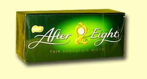 Шоколад After Eight с мятной начинкой