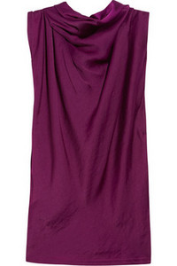 Lanvin   Bow-back washed-satin top  $1,080